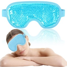 Antifaz de Gel para Ojos, Máscaras de Hielo para Ojos Fría y Caliente, Confort Rápido Ojeras y Bolsas, Sin Dolor de Cabeza - Antifaz para Dormir Gel Frio con Respaldo de Felpa Suave, Reusable