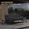 COSFLY Patio Furniture Covers Waterproof, Outdoor Sofa Covers for 3