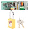38mm Lockout Lock,Insulation Safety Engineering Loto Padlock for Machinery Manufacturing