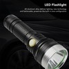 LED Flashlight 2 Levels High Brightness SST40 Wick White Light