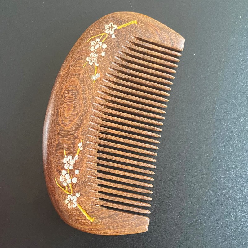 EXOTIC MYTH wooden comb Natural Anti-static Sandalwood Wooden Hair Comb