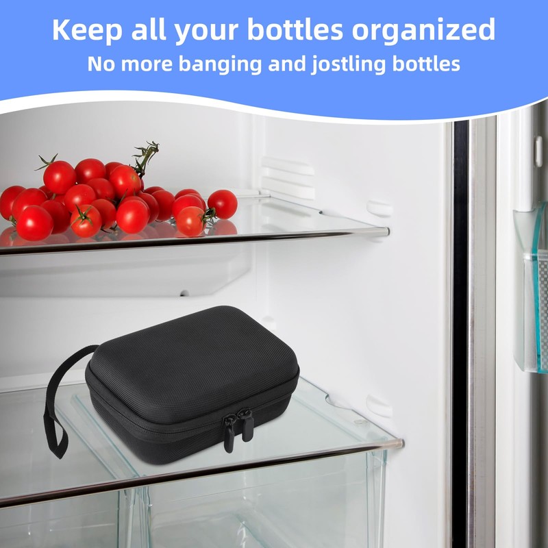 BOXOB 15 Slots Vial Storage Case for Fridge, Vial Peptide