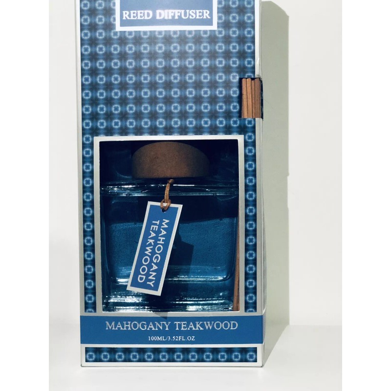 GC Fragrance MAHOGANY TEAKWOOD Reed Diffuser 3.52 Fl Oz/100ml