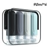 Botellas De Kit De Viaje Portátiles Contenedores Silicona