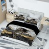 VTRXEG Cat Bed Linen 135 x 200.3D Cat Motif Microfibre