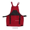 Gardening Apron Dark Red 210D PVC Waterproof Fabric Regulable Straps