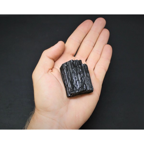 Rough Black Tourmaline Rod Log: 1 PREMIUM EXTRA A GRADE