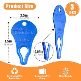 3 Pack Portable Tick Removal Tools, Tick Remover Tools for Dogs, Pets and Humans, Efficient, Safe and Reliable, Tick Key Essentials for Outdoor Activities