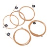 5 String Bass Strings Replacement Professional Metal Wooden Bass Guitar