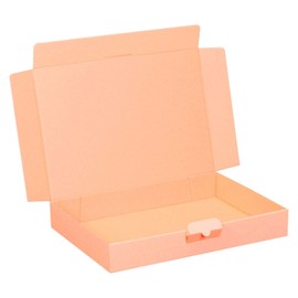 smiley pack Maxi Letter Box DIN A4 320 x 225 x 45 mm - Brown Sturdy Shipping Box with Snap Closure, Suitable for DHL Maxi Letter, Goods Shipment & Book Shipment (Pack of 10)