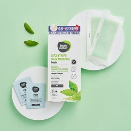 Body Nature Wax Strips Matcha Tea Bonus Pack (for body) / 바디네이처 왁스스트립 마차티 보너스팩(바디용)