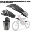 ABCERRSI Surron Front Rear Fender Set,3pcs Shock Front Rear Mud