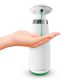 Hiketron Countertop Touchless Hand & Dish Liquid Soap Dispenser| Waterproof|Adjustable Dispensed Volume| Battery Operated Drip Free Spout| Clog-Free Technology (11.8 fl. Oz/350 mL)