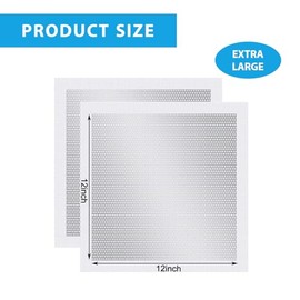4-Pack 12x12 Inch Drywall Repair Patch Kit, Self-Adhesive Mesh with Aluminum Panels, Heavy-Duty Wall and Ceiling Hole Patch for Large Repairs