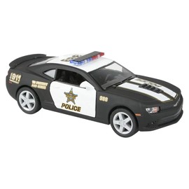 Die-Cast Pull Back 2014 Chevy Police Camaro (5") Diecast Cop's Car Vehicle Precision Replica for Collectors and Enthusiasts (2 Pack)