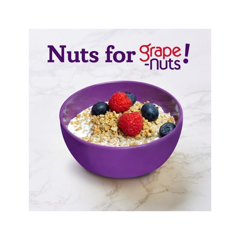 Post Grape Nuts Original Breakfast Cereal, Crunchy Whole Grain Wheat