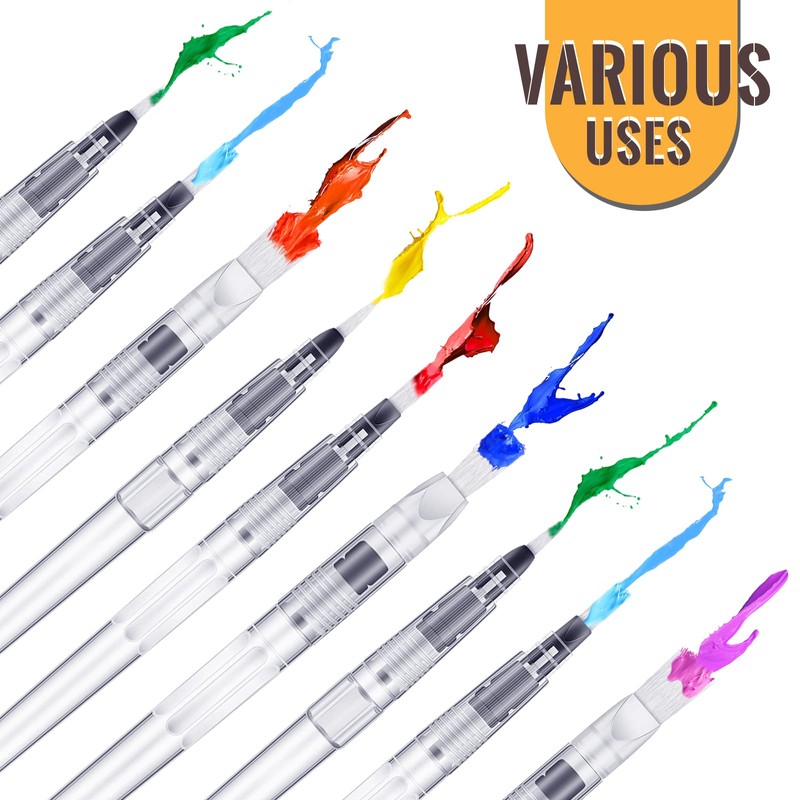 BBTO 26 Pcs Touch Up Paint Pen Refillable Wall Repair