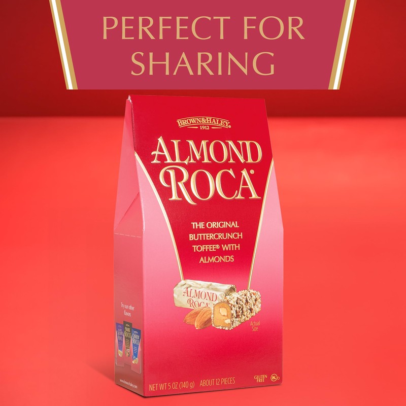 Brown & Haley ROCA Stand-Up Box - Chocolate Caramel Buttercrunch