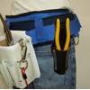 Kozuchi SP-B1 Black Floor Leather Pliers Holder for 8 Inches,