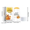 Barra De Belleza Nutritiva Con Cúrcuma, Crema Hidratante Par