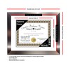 CreativePF [11x14ss-w] Stainless Steel Finish Diploma Frame with 11x14-inch White