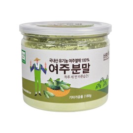 Danbi Farm domestically grown organic Barunharu Yeoju powder 180g Yeoju powder / 단비농원 국내산 직접 재배 유기농 바른하루 여주분말180g 여주가루