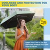 ZOMAKE Folding Umbrella, Parasol, Ultra Lightweight, UV Protection, Aluminum Alloy,