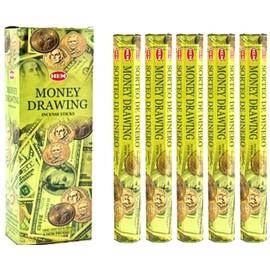 HEM Money Drawing 100 Incense Sticks (5 x 20 Stick Packs)