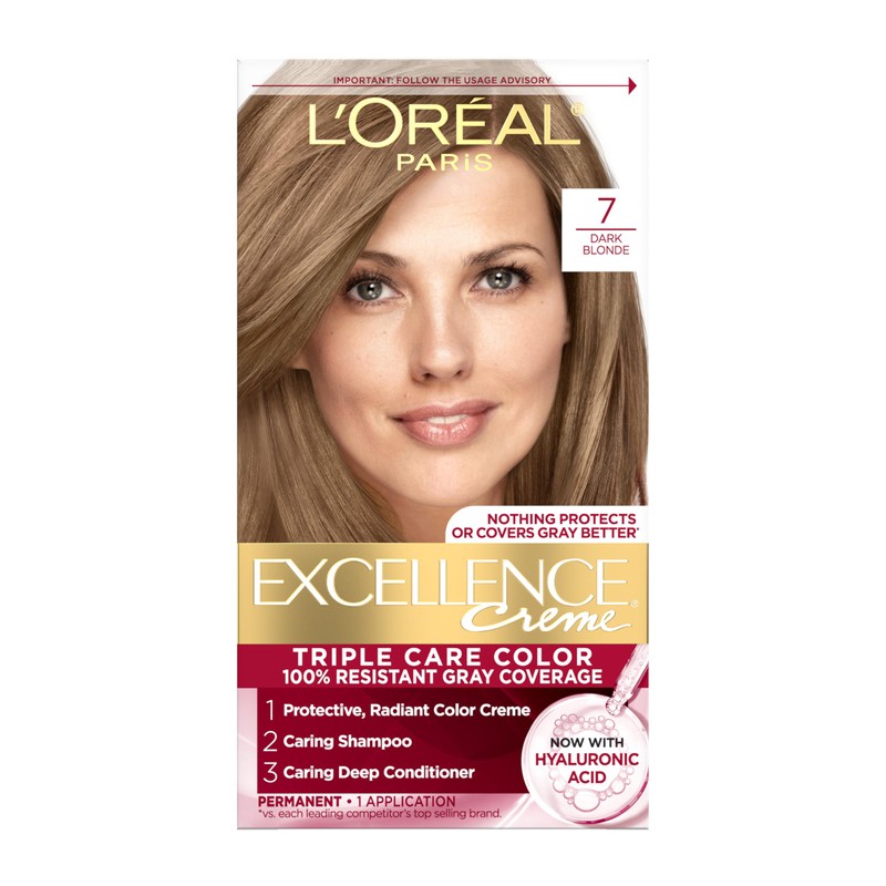 L'Oreal Paris Excellence Crème Permanent Hair Dye, Triple Care Hair