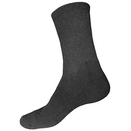 vitsocks Women's Winter Socks Merino Wool Thermal Anti-Blisters (2 Pairs) Soft Breathable, black