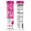 Vitamin C 1000mg & Zinc 15mg Raspberry Flavour Effervescent Tablets