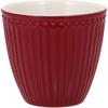 GreenGate Latte Cup Alice Claret Red