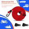 Hlogree 2PCS Car Cover Gust Straps Wind Protector,Bungee Cords Hook