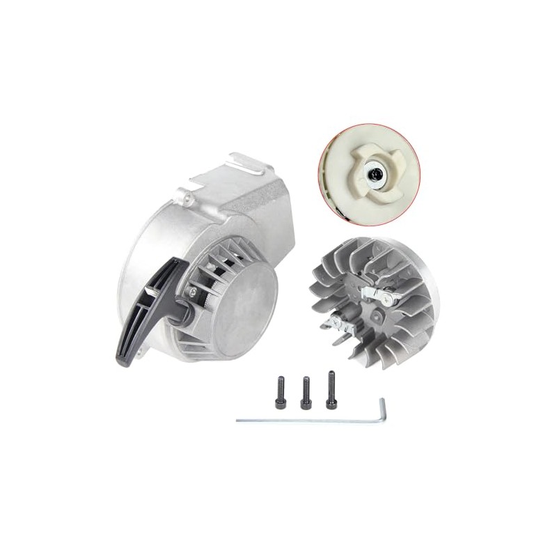 SUNQIAO Pocket Bike Easy Pull Starter, Alloy Easy Recoil Starter