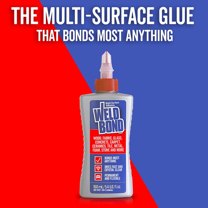 Multi-Surface Non-Toxic Adhesive Glue. Bonds Most Anything ! Glue Gallon