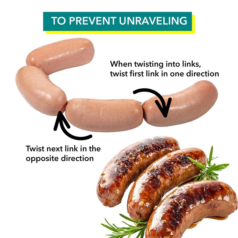 The Sausage Maker® 19mm Collagen Casings For Sausage Making, Edible,