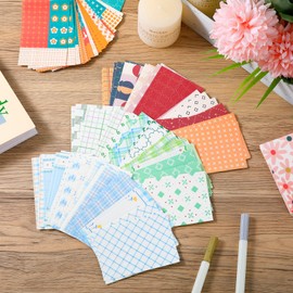 500 Sheets Vintage DIY Scrapbook Paper Supplies Aesthetic Paper Supplies Decorative Paper Material for DIY Scrapbooks Journal Photo Album Crafts (Stylish Style,3.35 x 2.17 Inches)