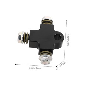 iplusmile Aluminium Alloy Brake Oil Pipe Tee Way Hose Fitting Adapter for ATV Dirt Bike Go Kart Metal Construction for Reliable Brake Distribution and