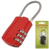 EM Wire Lock (2557) Combination Lock Padlock Dial 2ea
