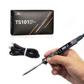 MINIWARE TS101 Soldering Iron Welding Machine I Tips Portable Digit DC5525 USB-C 90W Temperature Adjustable 50-400°C Original Digital OLED Programmable