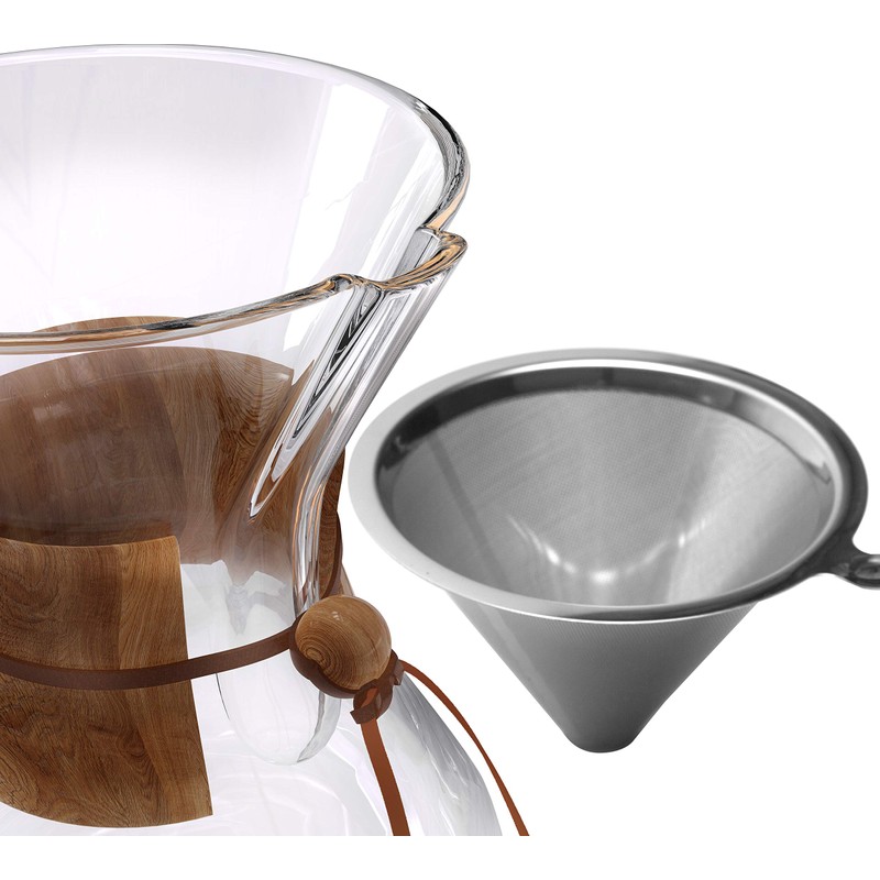 AGOGO Pour Over Coffee Maker Glass - 6/8/10 Cup Barista