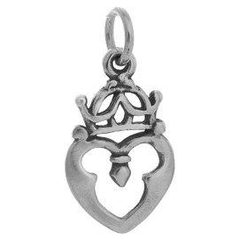 Sterling Silver Scottish Luckenbooth - SMALL - (Charm Only or Necklace)