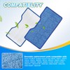 KEEPOW Reusable Mop Pads Refills Compatible with Shark VACMOP VM252