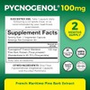 Pycnogenol 100mg from French Maritime Pine Bark Extract - Great