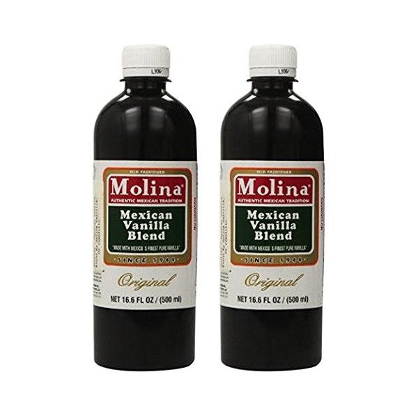 Mexican Vanilla Blend By Molina Vainilla (16 oz 2 Bottles)