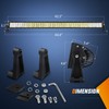 LED Light Bar Nilight 42Inch 240W Spot Flood Combo LED