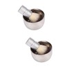 Baluue 2pcs Shaving Soap Bowl Men Shaving Mens Shaving Shave