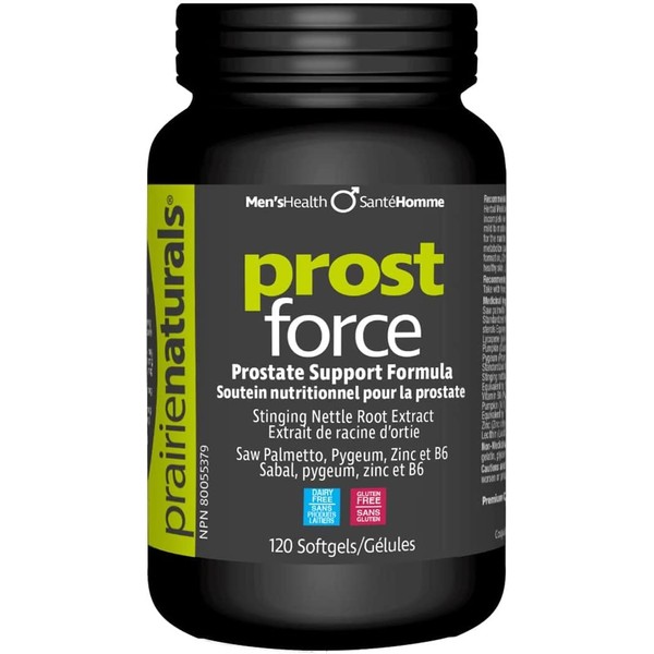 Prairie Naturals Prost Force Prostate Support For Men Soft Gel, 120 Count