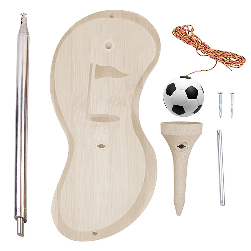 Ball Throwing Toy Wooden Ring Toss Game Fun Interactive Throwing