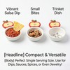 4.3 Inch Cute Dipping Bowls - Novelty Sauce Bowls, Apple
